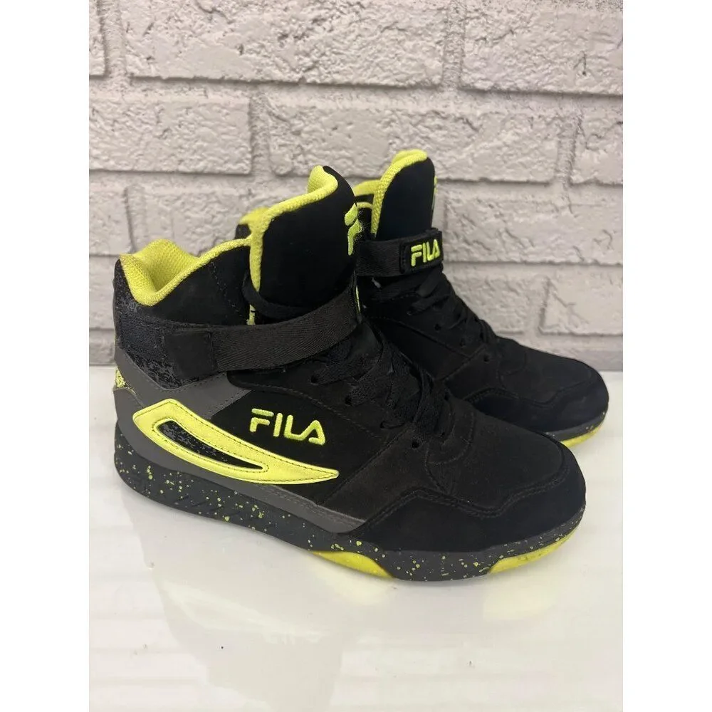 Fila Multiverse Splatter Mid Shoes Sneakers Size Boys Youth 6